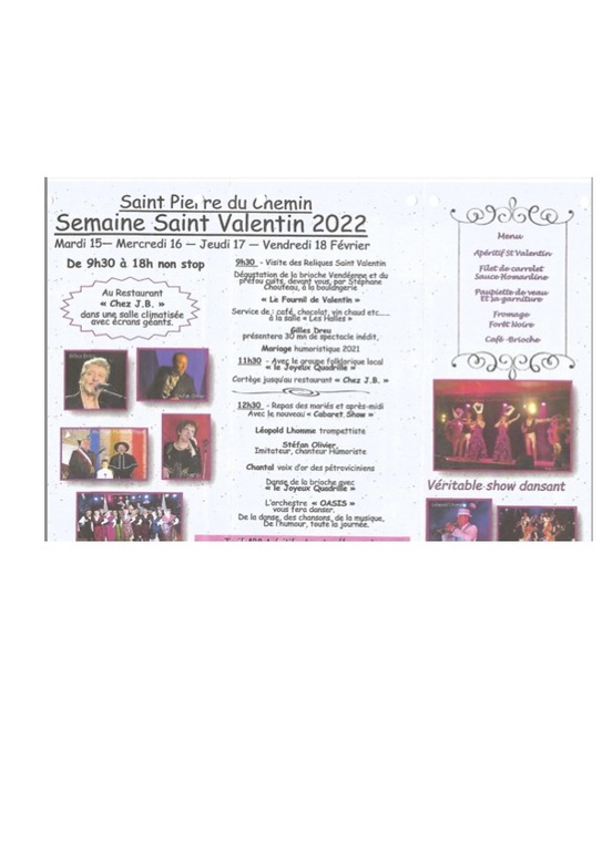 18-02-2022 : Saint Valentin 