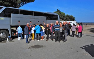 Le 08 Octobre sortie pêche à Port-Giraud suivie d'un restaurant et promenade à pied le long de la côte vers la Pointe St Gildas