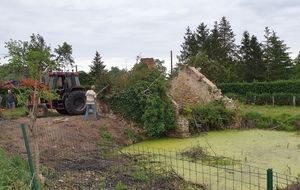 2 août dépose de la charpente